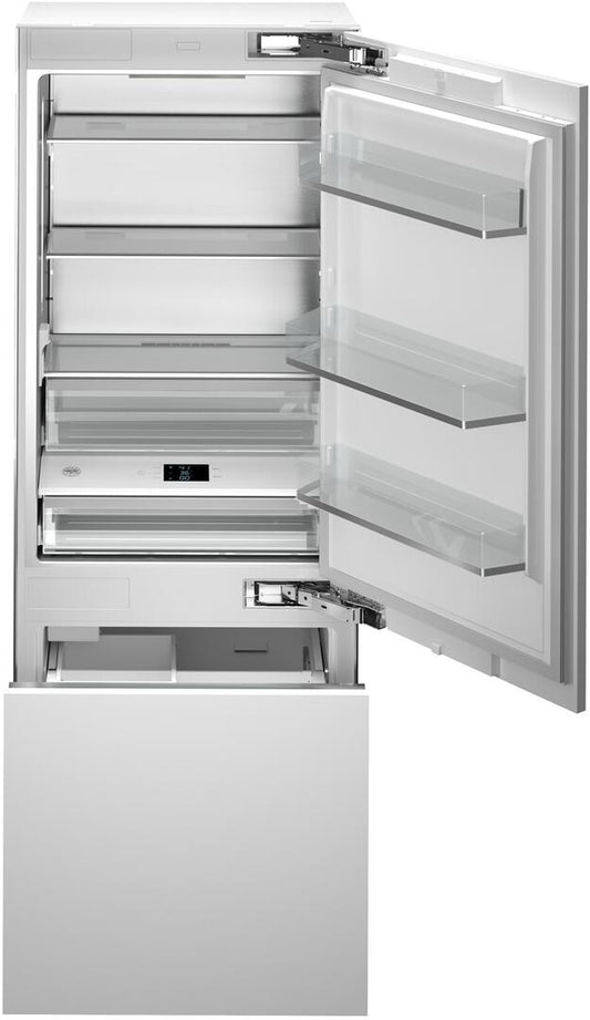 Bertazzoni REF30BMBZXNV Professional Series 30 Inch Counter Depth Bottom Freezer Refrigerator