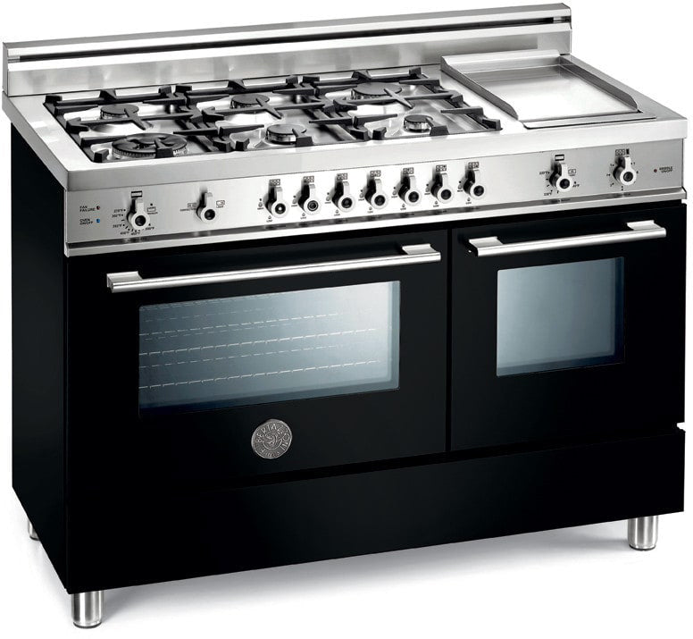 Bertazzoni X486GGGVNE Professional Series 48 Inch Pro-Style Gas Range with 6 Sealed Burners