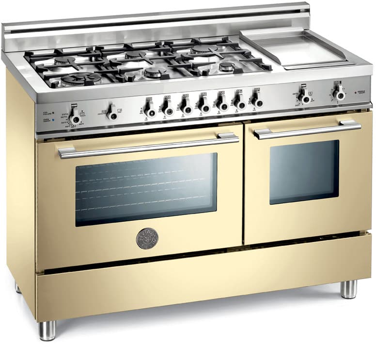 Bertazzoni X486GGGVCR Professional Series 48 Inch Pro-Style Gas Range with 6 Sealed Burners