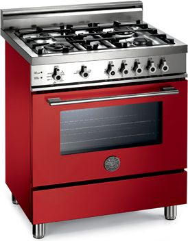 Bertazzoni X304GGVROFR/02 Professional Series 30 Inch Pro-Style Gas Range with 4 Sealed Burners