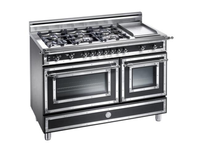 Bertazzoni H486GGGVNE Heritage Series 48 Inch Traditional-Style Gas Range with 6 Sealed Burners