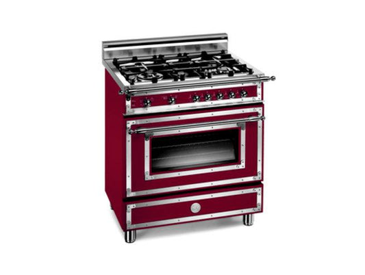 Bertazzoni H304GGVVI Heritage Series Freestanding All Gas Range with Sealed Convection Oven