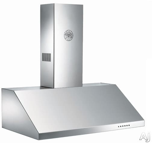 Bertazzoni K24PROX01 Professional Series 24 Inch Wall Mount Canopy Range Hood with 600 CFM Internal Blower