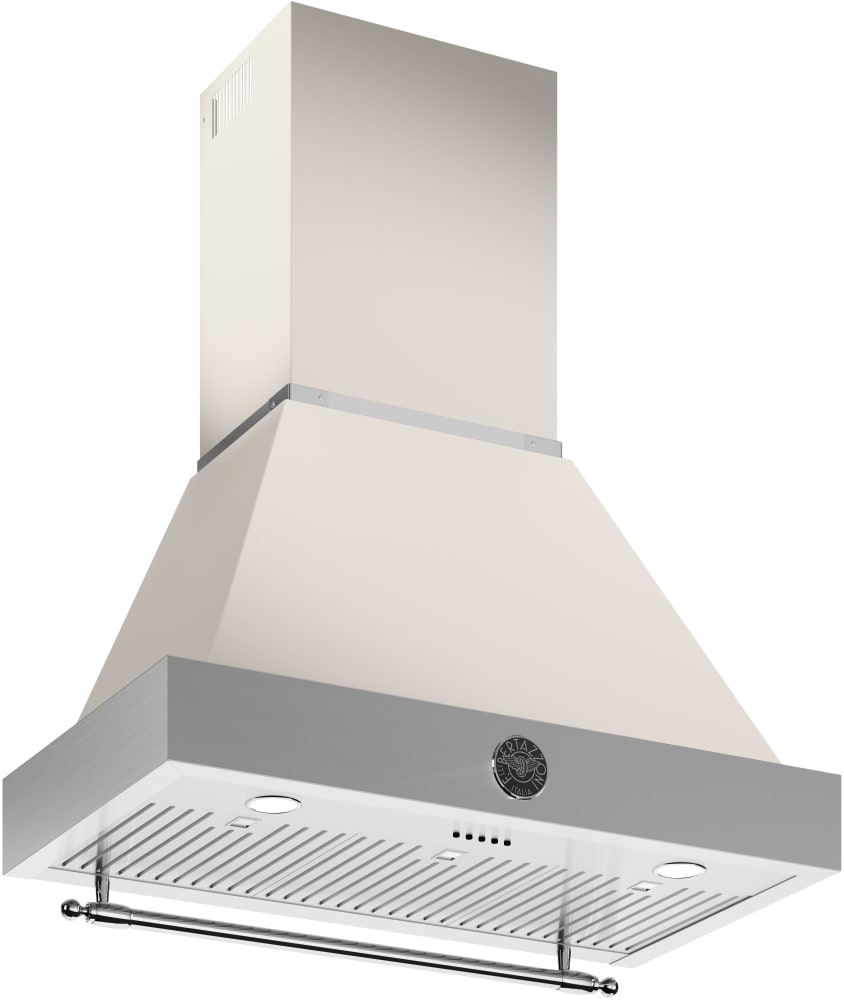 Bertazzoni K36HERTX Heritage Series 36 Inch Wall Mount Range Hood with 3-Speed Blower 600 CFM