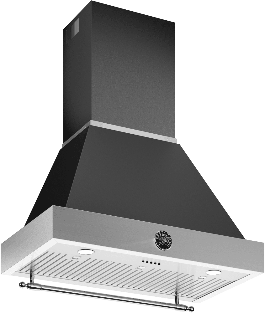 Bertazzoni K36HERTX Heritage Series 36 Inch Wall Mount Range Hood with 3-Speed Blower 600 CFM