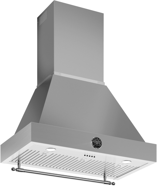 Bertazzoni K36HERTX Heritage Series 36 Inch Wall Mount Range Hood with 3-Speed Blower 600 CFM