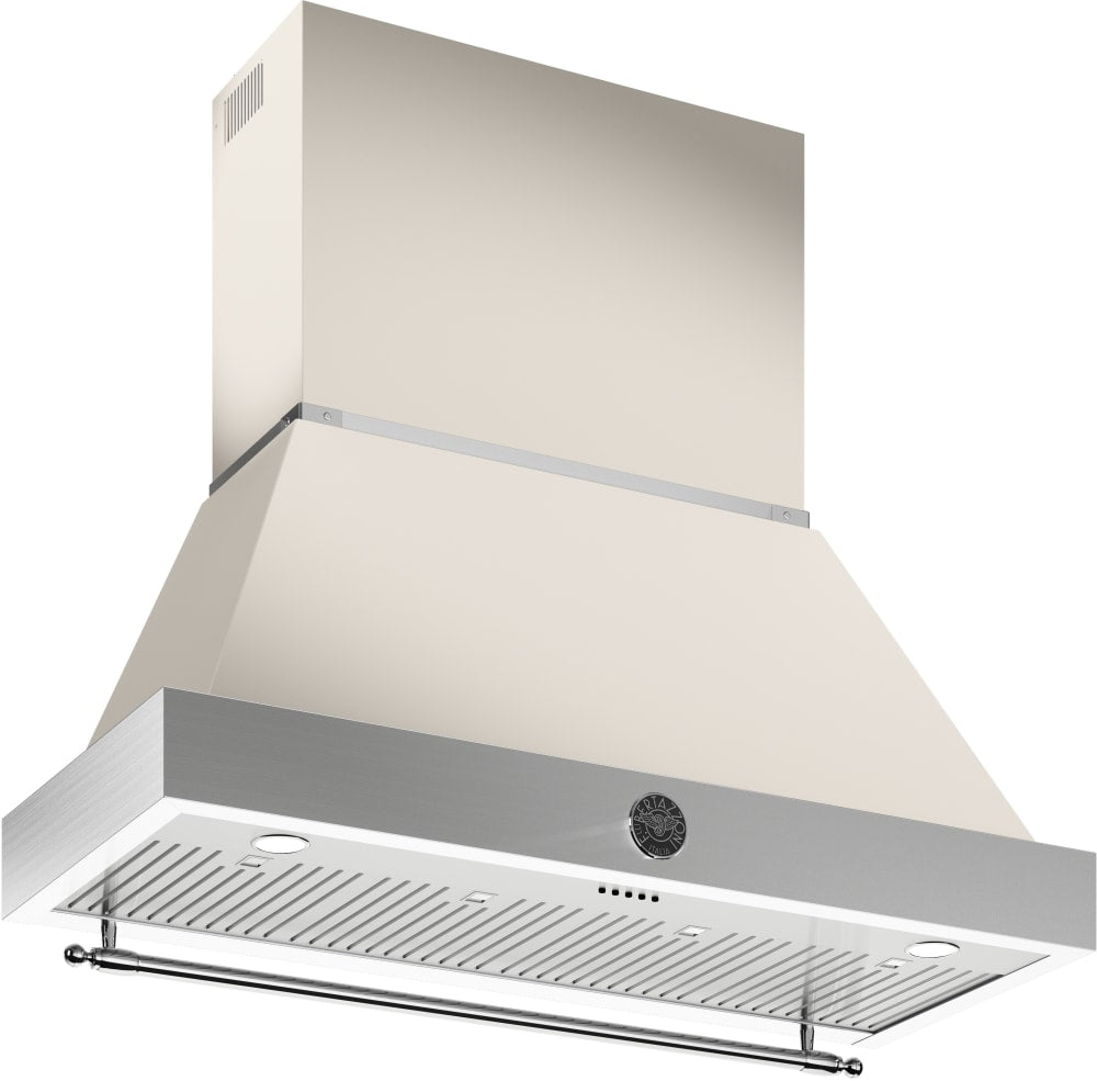 Bertazzoni K48HERTX Heritage Series 48 Inch Wall Mount Range Hood with 3-Speed Blower 600 CFM