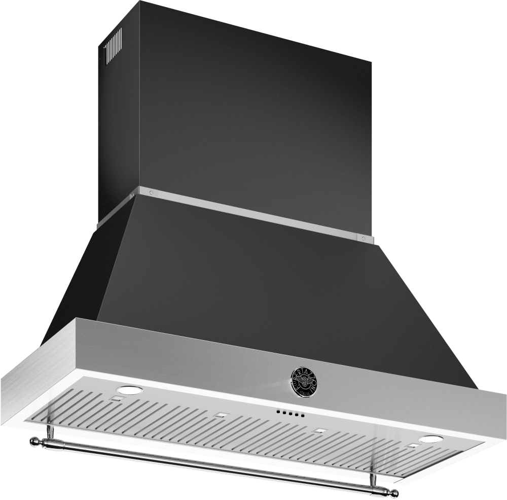 Bertazzoni K48HERTX Heritage Series 48 Inch Wall Mount Range Hood with 3-Speed Blower 600 CFM