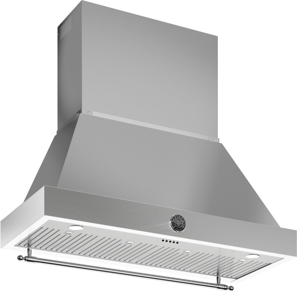 Bertazzoni K48HERTX Heritage Series 48 Inch Wall Mount Range Hood with 3-Speed Blower 600 CFM