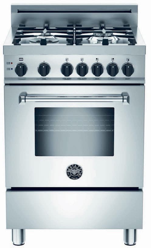 Bertazzoni MAS244GASXE Master Series 24 Inch Freestanding Gas Range with 4 Burners