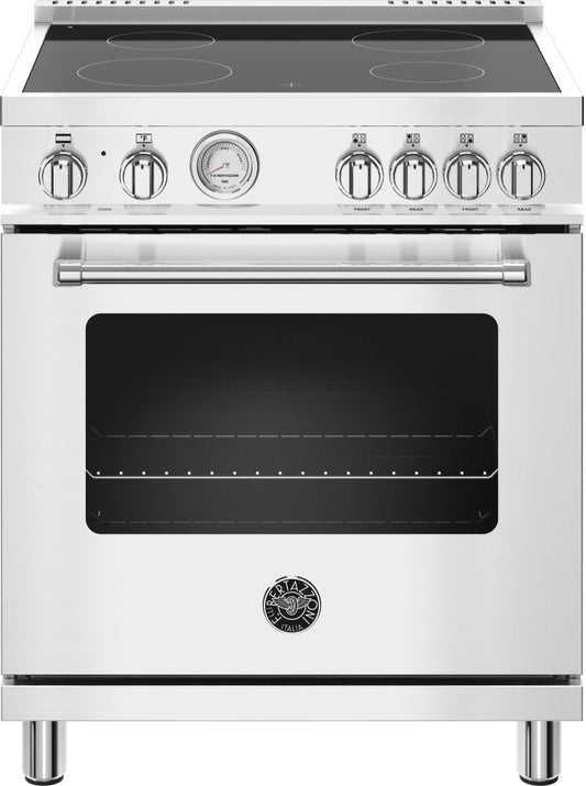 Bertazzoni MAST304CEMXE Master Series 30 Inch Freestanding Electric Range with 4 Heating Zones
