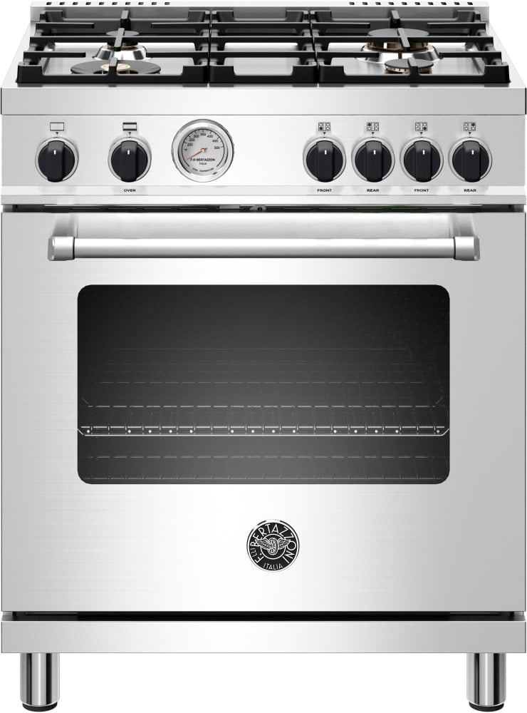 Bertazzoni MAST304GASXVLP Master Series 30 Inch Gas Range with 4 Aluminium Burners