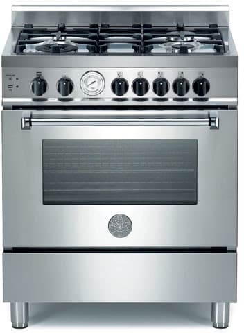 Bertazzoni A304GGVXS02 Professional Series 30 Inch Deluxe Pro-Style Gas Range with 4 Sealed Burners