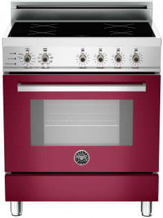 Bertazzoni PRO304INSVI Professional Series 30 Inch Freestanding Electric Induction Range with Elements