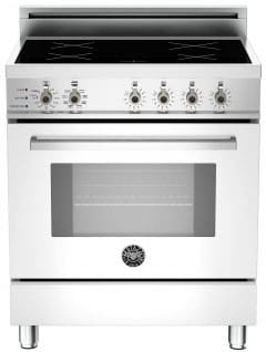 Bertazzoni PRO304INSBI Professional Series 30 Inch Freestanding Electric Induction Range with Elements