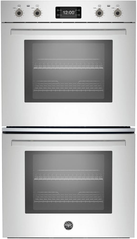 Bertazzoni PROFD30XT Professional Series 30 Inch Double Electric Wall Oven with 8.2 cu. ft. Total Capacity