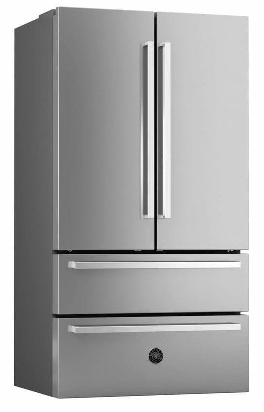 Bertazzoni REF36X/17 Master Series 36 Inch 4-Door French Door Refrigerator with 21 Inch Cu. Ft. Total Capacity