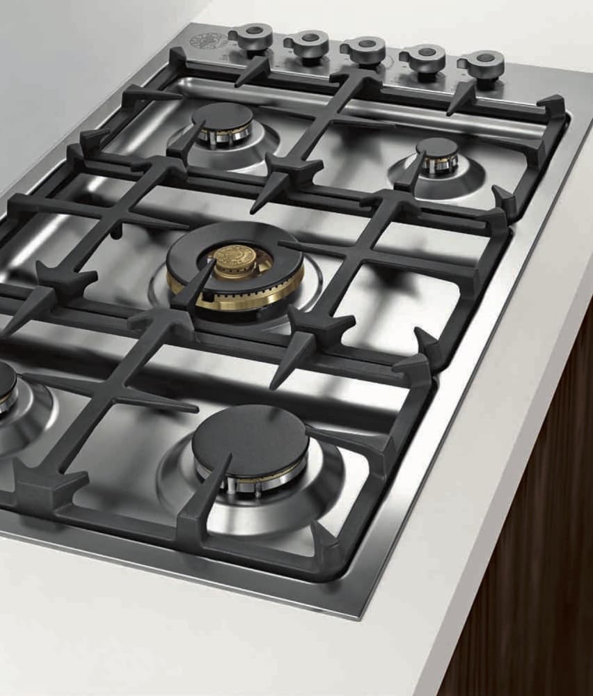 Bertazzoni QB36M500X Master Series 36 Inch Gas Cooktop with 5 Sealed Brass Burners