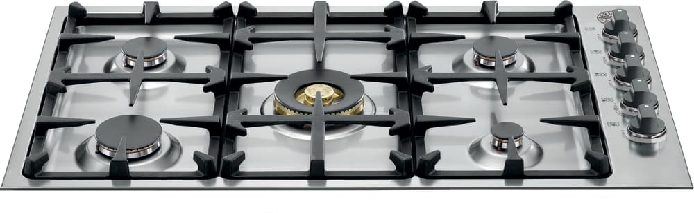 Bertazzoni QB36M500X Master Series 36 Inch Gas Cooktop with 5 Sealed Brass Burners