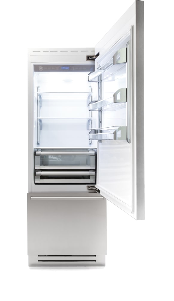 Bertazzoni REF30PIXR Professional Series 30 Inch Built-In Bottom-Freezer Refrigerator with Flex Mode