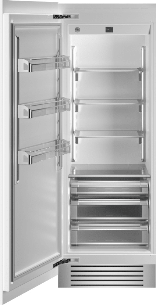 Bertazzoni REF30RCPRL Master Series 30 Inch Panel Ready Built-In All Refrigerator Column with 17.44 cu. ft. Capacity