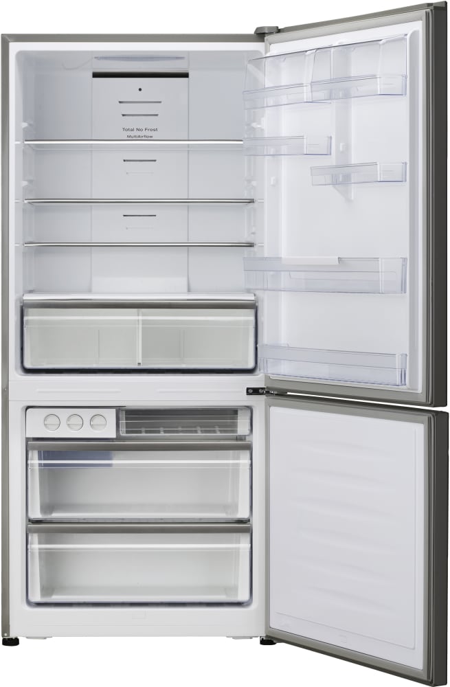 Bertazzoni REF31BMXL Professional Series 31 Inch Bottom Freezer Refrigerator with 5 Level Airflow