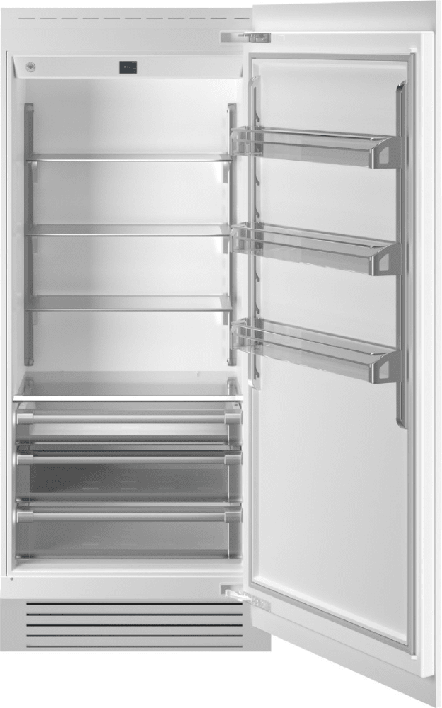 Bertazzoni REF36RCPRR Master Series 36 Inch Panel Ready Built-In All Refrigerator Column with 21.54 cu. ft. Capacity