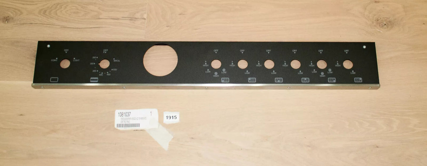 Bertazzoni 1081037 Range Control Panel