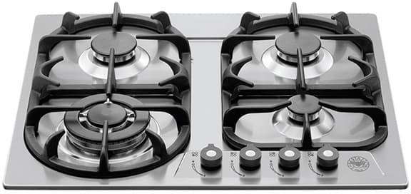 Bertazzoni V24400X Professional Series 24 Inch Gas Cooktop with 4 Sealed Aluminium Burners